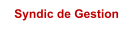 Syndic de Gestion